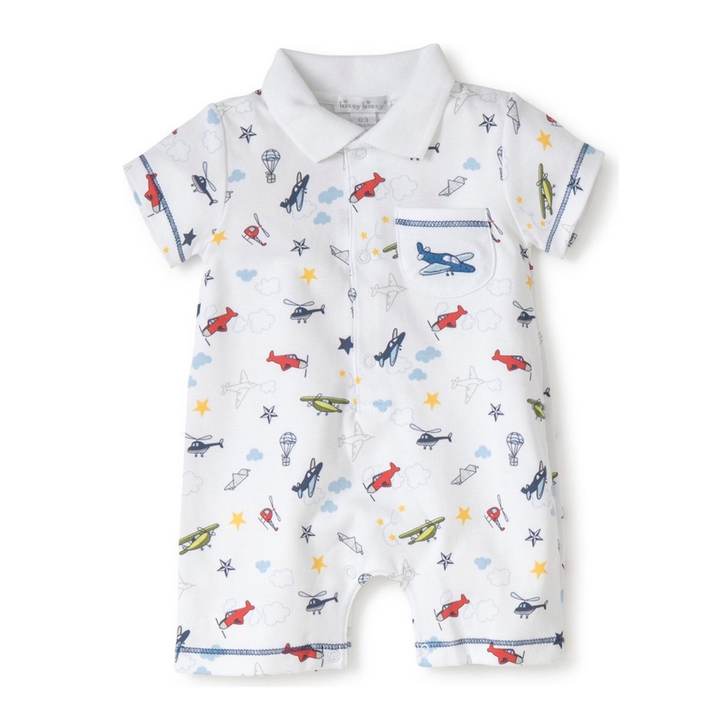 Kissy Kissy Boys Aviators Collared Playsuit